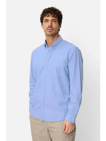 camel active ανδρικό πουκάμισο oxford button down με τσέπη σε προσφορά