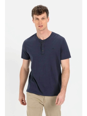 camel active ανδρική κοντομάνικη μπλούζα henley με σε προσφορά