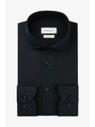 profuomo ανδρικό πουκάμισο μονόχρωμο slim fit - pp2h00010c σκούρο μπλε