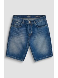 antony morato ανδρική denim βερμούδα πεντάτσεπη slim fit - ds07670169w2256 denim blue