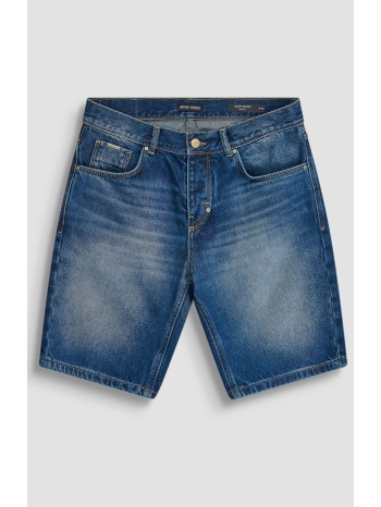antony morato ανδρική denim βερμούδα πεντάτσεπη slim fit  σε προσφορά