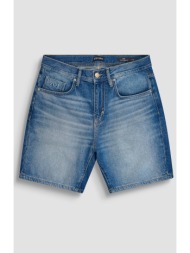antony morato ανδρική denim βερμούδα πεντάτσεπη regular fit - ds08470135w2264 denim blue