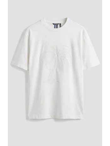 antony morato ανδρικό t-shirt με ανάγλυφο print regular fit σε προσφορά