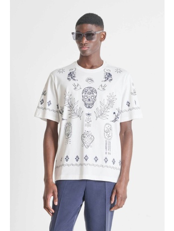 antony morato ανδρικό t-shirt με all-over print relaxed fit σε προσφορά