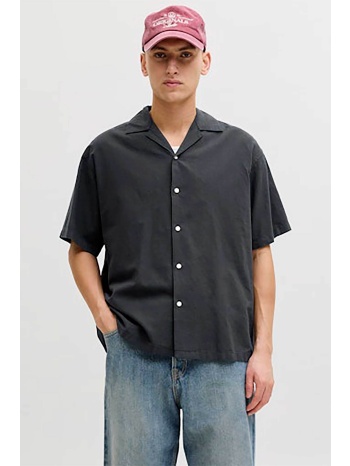 jack & jones ανδρικό κοντομάνικο πουκάμισο με λινάρι σε προσφορά