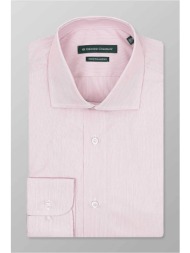 oxford company ανδρικό classic πουκάμισο regular fit club - m324nrz20.02 ροζ