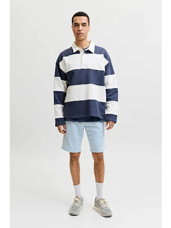 jack & jones ανδρική βερμούδα με ελαστική μέση και λογότυπο σε προσφορά