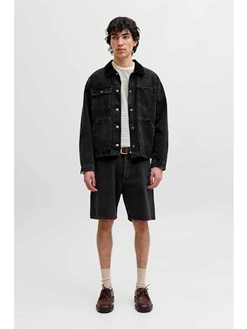 jack & jones ανδρική denim βερμούδα πεντάτσεπη relaxed fit σε προσφορά