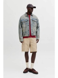 jack & jones ανδρική βερμούδα cargo relaxed fit - 12291369 μπεζ