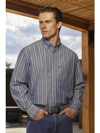 oxford company ανδρικό sport πουκάμισο button down ριγέ