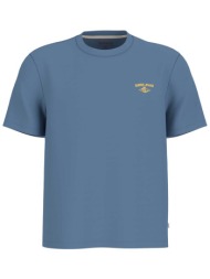 guess ανδρικό t-shirt με κεντημένο λογότυπο regular fit - m6gib7k8hm0 μπλε ανοιχτό