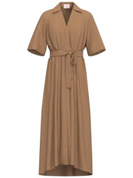 emme by marella γυναικείο φόρεμα σεμιζιέ `detto` - 2615221082200 καμηλό