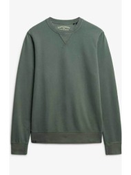 superdry ανδρική μπλούζα φούτερ με κεντημένο λογότυπο relaxed fit `classic essential` - m2014044a πρ