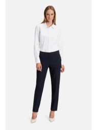 betty barclay γυναικείο παντελόνι chino relaxed fit - 6002/1080 μπλε σκούρο