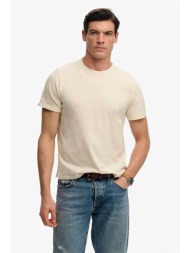 superdry ανδρικό t-shirt `classic essential` - m1012226a εκρού