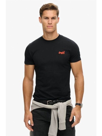 superdry ανδρικό t-shirt με κεντημένο λογότυπο slim fit σε προσφορά