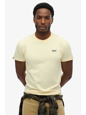 superdry ανδρικό t-shirt με κεντημένο λογότυπο slim fit σε προσφορά