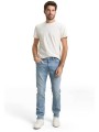 tom tailor ανδρικό τζιν παντελόνι πεντάτσεπο slim fit - 1048363 denim blue ανοιχτό