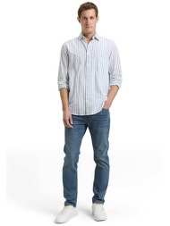 tom tailor ανδρικό τζιν παντελόνι πεντάτσεπο slim fit - 1048363 denim blue