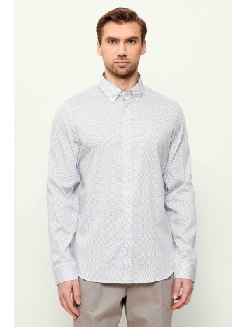 michael kors ανδρικό πουκάμισο button down με μικροσχέδιο σε προσφορά