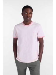 harmont & blaine ανδρικό t-shirt με κεντημένο λογότυπο και contrast trims regular fit - irq407021909