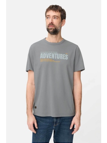 camel active ανδρικό t-shirt με print regular fit 