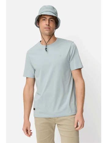 camel active ανδρικό t-shirt με κεντημένο monogram regular