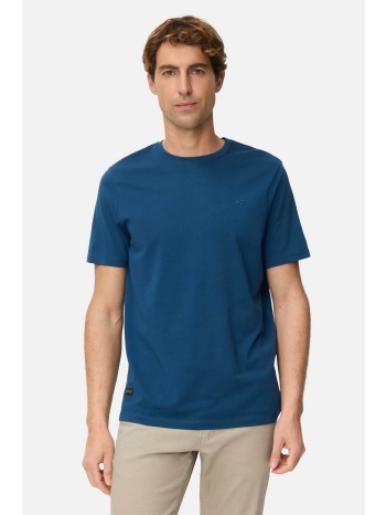camel active ανδρικό t-shirt με κεντημένο monogram regular