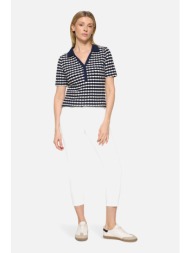 betty barclay γυναικείο παντελόνι slim fit - 6219/2030 λευκό