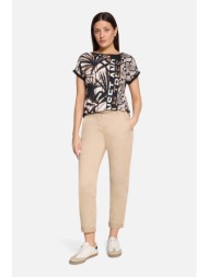 betty barclay γυναικείο ψηλόμεσο παντελόνι chino - 6131/2520 μπεζ
