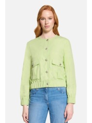 betty barclay γυναικείο jacket με ελαστική μέση - 4727/1708 πράσινο