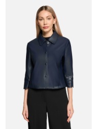 betty barclay γυναικείο jacket με cut out σχέδιο στα μανίκια - 4741/2738 μπλε σκούρο