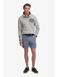 superdry ανδρική βερμούδα cargo straight fit `ripstop light` - m7110485a μπλε ανοιχτό