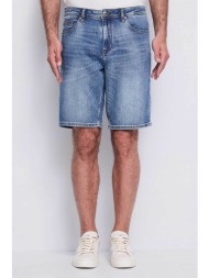 gaudi ανδρική denim βερμούδα πεντάτσεπη slim fit - 611gu26021 denim blue