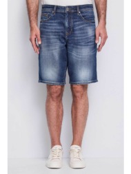 gaudi ανδρική denim βερμούδα πεντάτσεπη slim fit - 611gu26022 denim blue