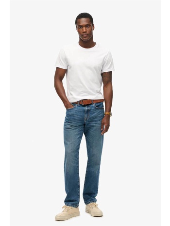 superdry ανδρικό τζιν παντελόνι πεντάτσεπο slim straight σε προσφορά