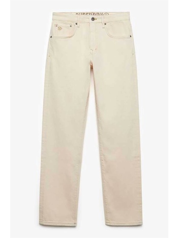 superdry ανδρικό τζιν παντελόνι πεντάτσεπο slim straight σε προσφορά