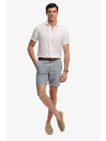 superdry ανδρική βερμούδα chino straight fit `premium σε προσφορά