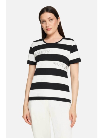 so cosy γυναικείο t-shirt ριγέ με στρας - 2420/8540 σε προσφορά