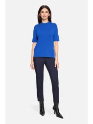betty barclay γυναικείο ψηλόμεσο παντελόνι stretch - 6815/1080 μπλε σκούρο