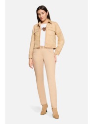 betty barclay γυναικείο τζιν παντελόνι slim fit - 6218/2031 μπεζ