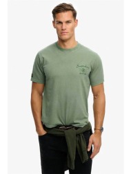 superdry ανδρικό t-shirt με graphic print loose fit `tokyo narrative` - m1012248a πράσινο