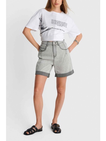 `ale γυναικείο denim σορτς - 8922976 ανθρακί σε προσφορά
