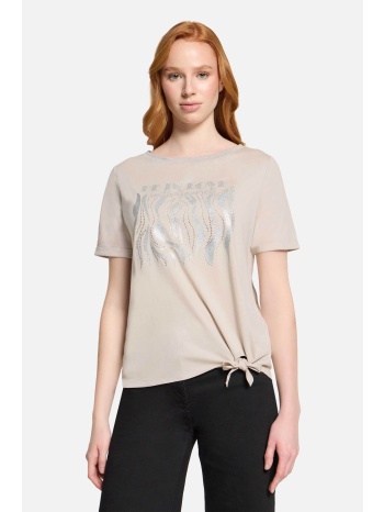 so cosy γυναικεία μπλούζα με print και δέσιμο - 2466/8140 σε προσφορά