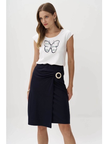 alexander & jacob γυναικείο τ-shirt με foil butterfly print σε προσφορά