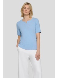 rabe γυναικεία μπλούζα με waffle pattern - 56-118308 μπλε