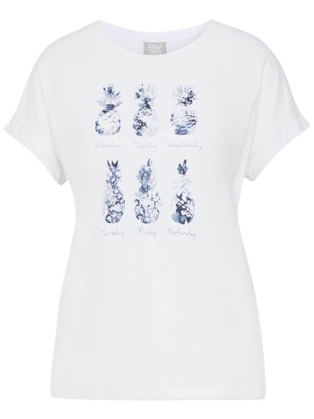rabe γυναικείο t-shirt με print - 56-121320 λευκό σε προσφορά