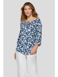 rabe γυναικεία μπλούζα με all-over print - 56-121401 μπλε σκούρο