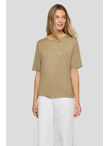 rabe γυναικείο t-shirt με στρας - 56-122312 μπεζ σε προσφορά