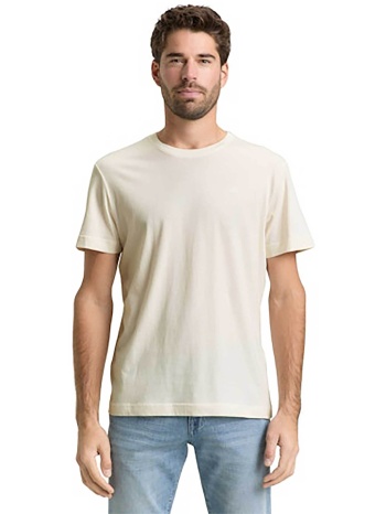 tom tailor ανδρικό t-shirt με κεντημένο λογότυπο regular σε προσφορά